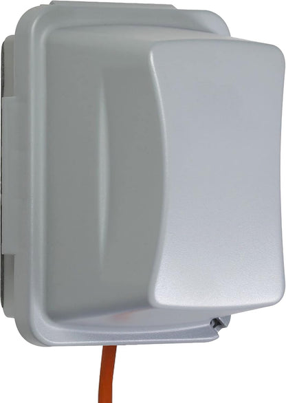 TayMac MM410W Single-Gang Horizontal/Vertical Mount Weatherproof In-Use Cover, 16 in 1, 2.75 in, White
