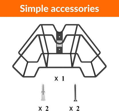 Giraffe Tools Garden Hose Holder Wall Mount-Metal Water Hose Hanger for Outside,Holds 150FT Hoses,Durable Hook for Garden