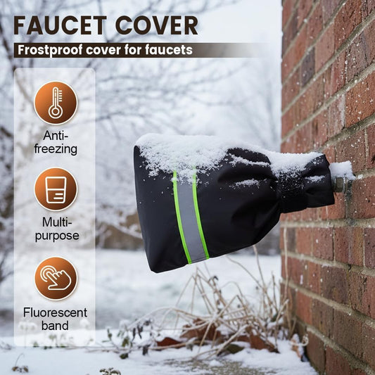 Outdoor Faucet Covers for Winter, 2026 NEW Insulated Spigot Cover, Waterproof Hose Bib Covers for Freeze Protection, Patio Winterizing Home Must-Have Faucet Cover for Outside Yard (2PCS Green)