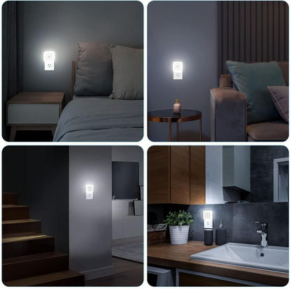 Sujeet Night Light, Night Lights Plug into Wall 8-Pack, Nightlight Plug in Night Light, Dusk to Dawn Night Lamp Led (Warm White)