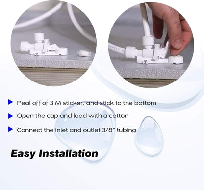 Frizzlife Leak Protection Valve For Reverse Osmosis And Under Sink Water Filter System MP99 & SP99 - Automatic Shut Off Protection When Water Leaks