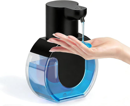Automatic Soap Dispenser Touchless,Rechargeable Foaming Soap Dispenser,15oz/420ml Smart Hand Soap Dispensers,4-Level Adjustable,Wall Mount for Bathroom Kitchen Dish Soap,Hands-Free
