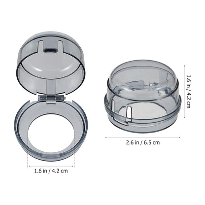 PATKAW 4pcs Stove Knob Covers Child Safety for Electric Stove Top Stove Baby Proof Safety Guards