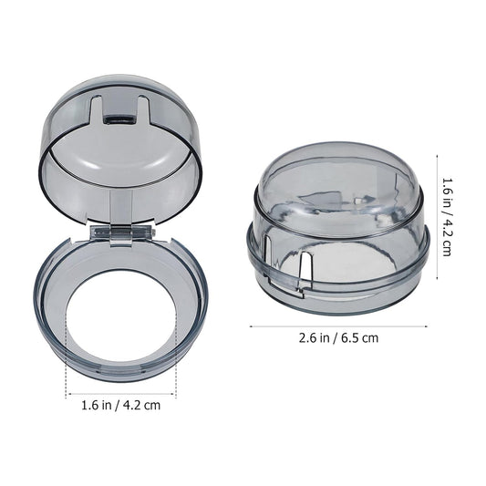 PATKAW 4pcs Stove Knob Covers Child Safety for Electric Stove Top Stove Baby Proof Safety Guards