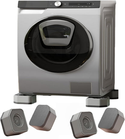 Anti Vibration Pads for Washing Machine, 4Pcs Washer Feet - Stops Moving, Walking - Prevents Noise, Vibration Transfer, Universal Size