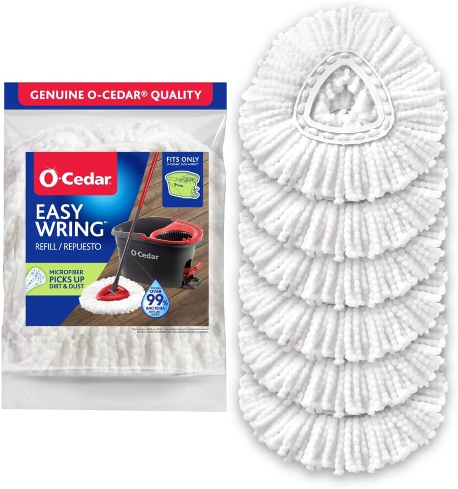 O-Cedar EasyWring Spin Mop Head Refill (Pack of 2)