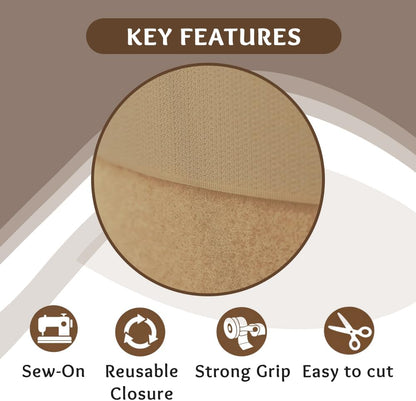 1 inch Black Hook and Loop Tape 1 Yd Self Adhesive Tape Sticky Back Heavy Duty Fastener Ideal for Window Fixing Net Carpets DIY Project Handmade Craft Home Office