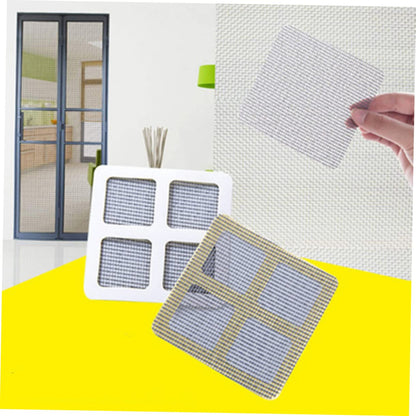 VILLCASE 21Pcs Self Adhesive Window Screen Repair Patch Kit Durable Net Stickers for Screens Doors Tents and Pools Easy Installation No Tools Required