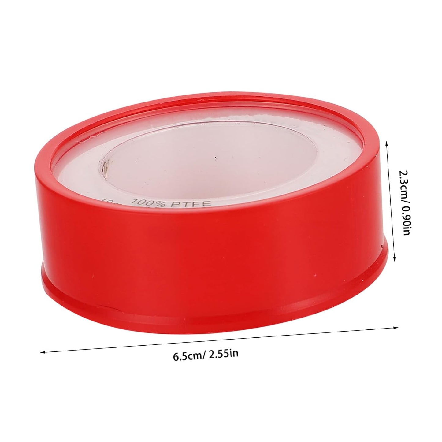 10 Pcs PTFE Thread Seal Tape Leakproof Plumbing Sealing Tape for Pipe Fittings Sturdy Water Supply Thread Sealant for Plumbers