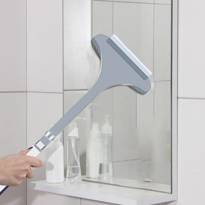 Window Screen Cleaning Brush, Double Sided Window Mesh Cleaner, Hangable Screen Cleaning Brush with Scraper, Multi Tool for Glass Door Wall, 17.71x5.9x1.96 Inch