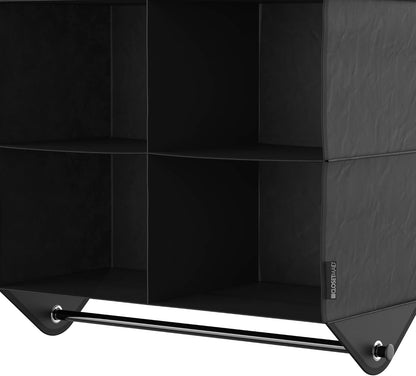 ClosetMaid 10-Shelf Fabric Hanging Shoe Storage Organizer for Closet, Charcoal Black