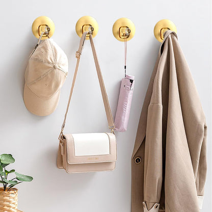 Uten Adhesive Hooks for Hanging 10 Pack, Heavy Duty Wall Hooks 11 lbs, Self Adhesive Waterproof Sticky Robe Towel Hooks for Home, Bathroom, Kitchen, Outdoor