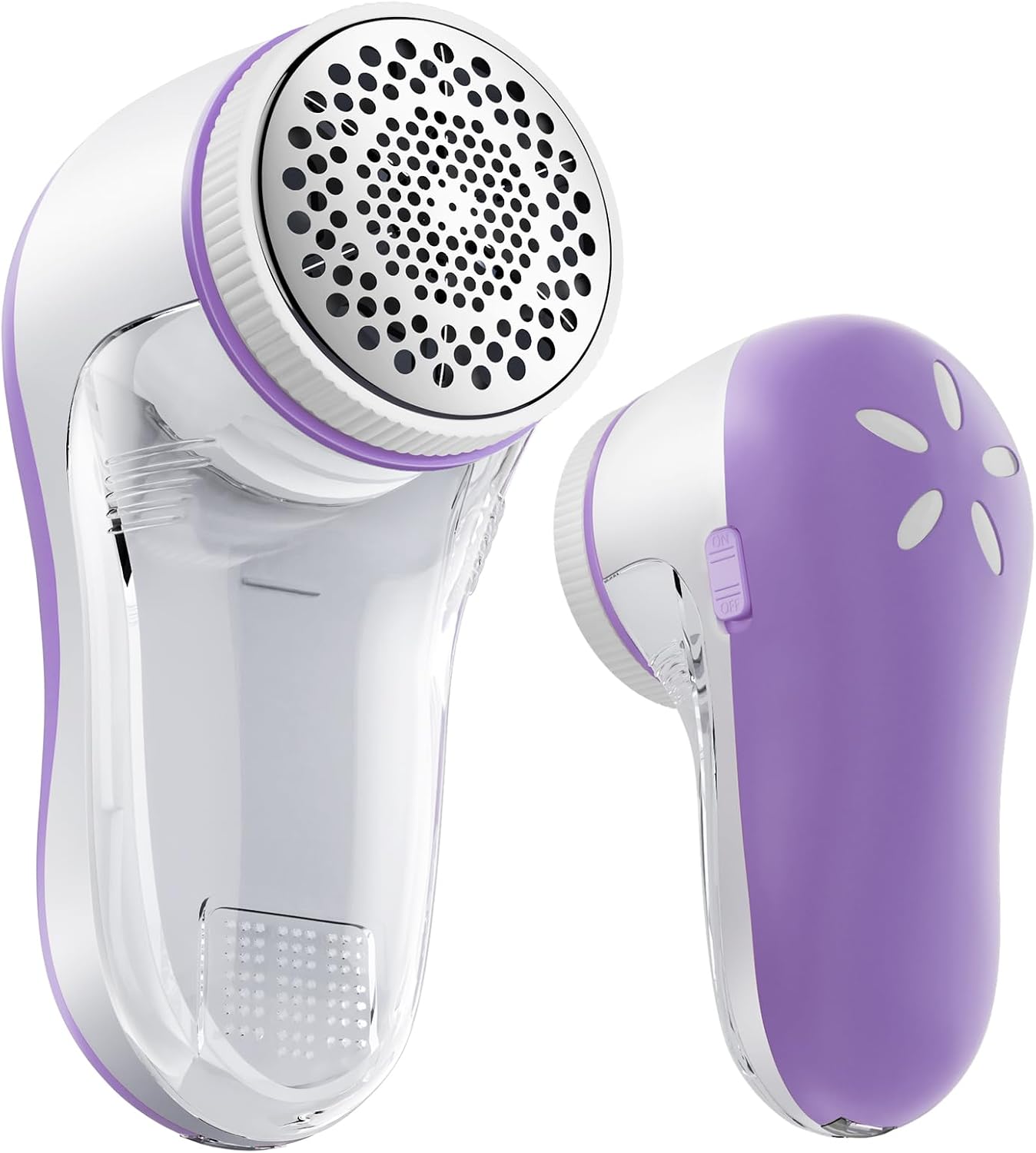 POPCHOSE Fabric Shaver, Lint Shaver for Clothing, Electric Lint Remover with 6-Leaf Blades, Sweater Defuzzer, Clothes Shaver for Couch, Furniture, Blanket, Remove Pilling, USB Rechargeable