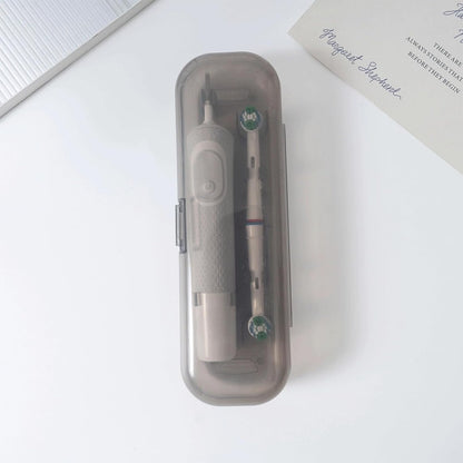 Newly upgraded toothbrush travel case, suitable for Oral-B/Oral-B Pro/Philips Sonicare/Aquasonic toothbrush, travel electric toothbrush box(black)