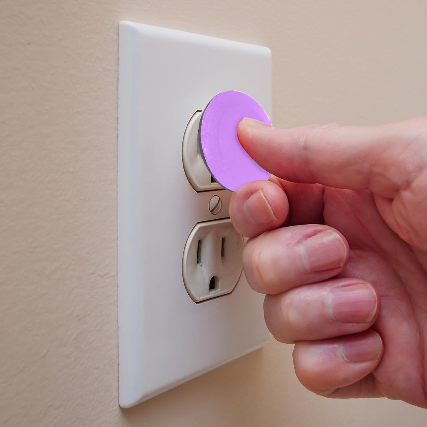 Pure Blue Color Outlet Covers Baby Proofing - Plug Covers for Electrical Outlets, Child Proof Socket Covers, Baby Safety Products for Home, Office