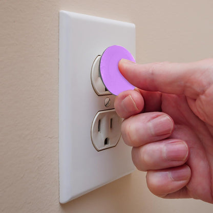 Pure Blue Color Outlet Covers Baby Proofing - Plug Covers for Electrical Outlets, Child Proof Socket Covers, Baby Safety Products for Home, Office