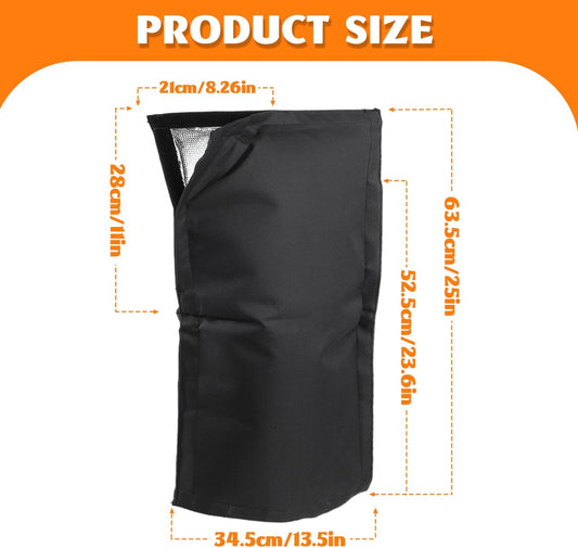 Outdoor Faucet Cover for RV Park & Yard Hydrant, 25”H x 13.5”W Long Faucet Socks Insulated Pipe Hose, Freeze and Heat Protector for Winter & Summer for Garden, Lawn, and Sprinkler Systems
