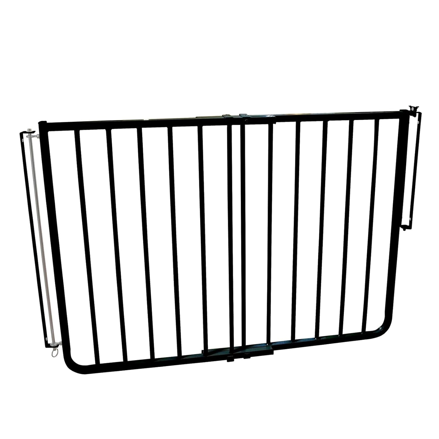 Cardinal Gates SS30 Stairway Special Baby Gate for Top of Stairs - Adjustable Indoor Dog Gate - Aluminum Metal Safety Gate for Kids & Pets - 27 to 42.5 Inches Wide - White
