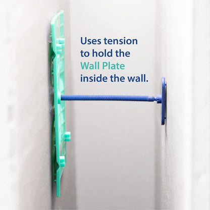 Wall Patch Repair Plate by SD Home, 1-Pack Drywall Backing Plates, 2-5” Hole Repair Patch, Easy & Quick DIY Patching