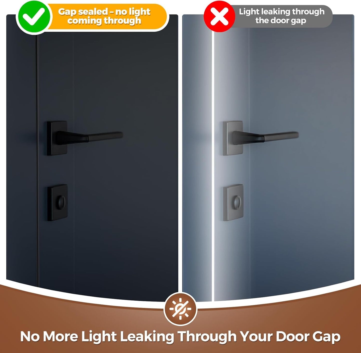 40FT Weather Stripping Door Seal, Kerf Style Foam Strip for Large Gaps, with Scraper Tool for Exterior and Interior Frames, White