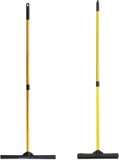FURemover Pet Hair Removal Rubber Broom, 18" Broom Head
