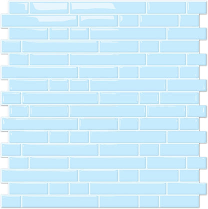 STICKGOO Peel and Stick Backsplash - 10 Sheets of 12”×12” - 3D Self Adhesive Peel and Stick Tile Backsplash for Kitchen & Bathroom