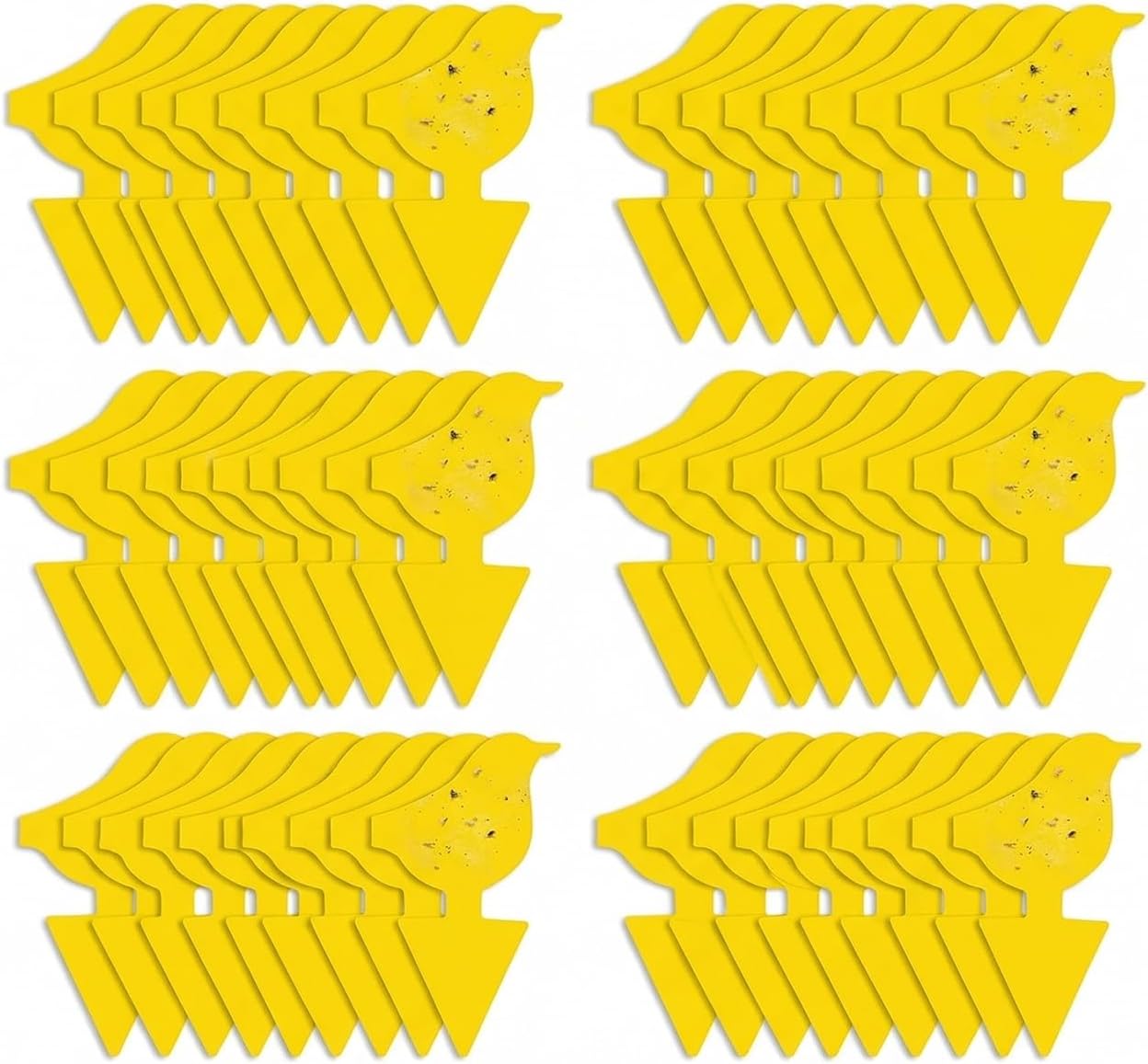 Kate's Home & Garden 36 Count Fruit Fly Traps for Indoors and House. Yellow Sticky Trap for Gnats, Mosquitos, Plants, Ants