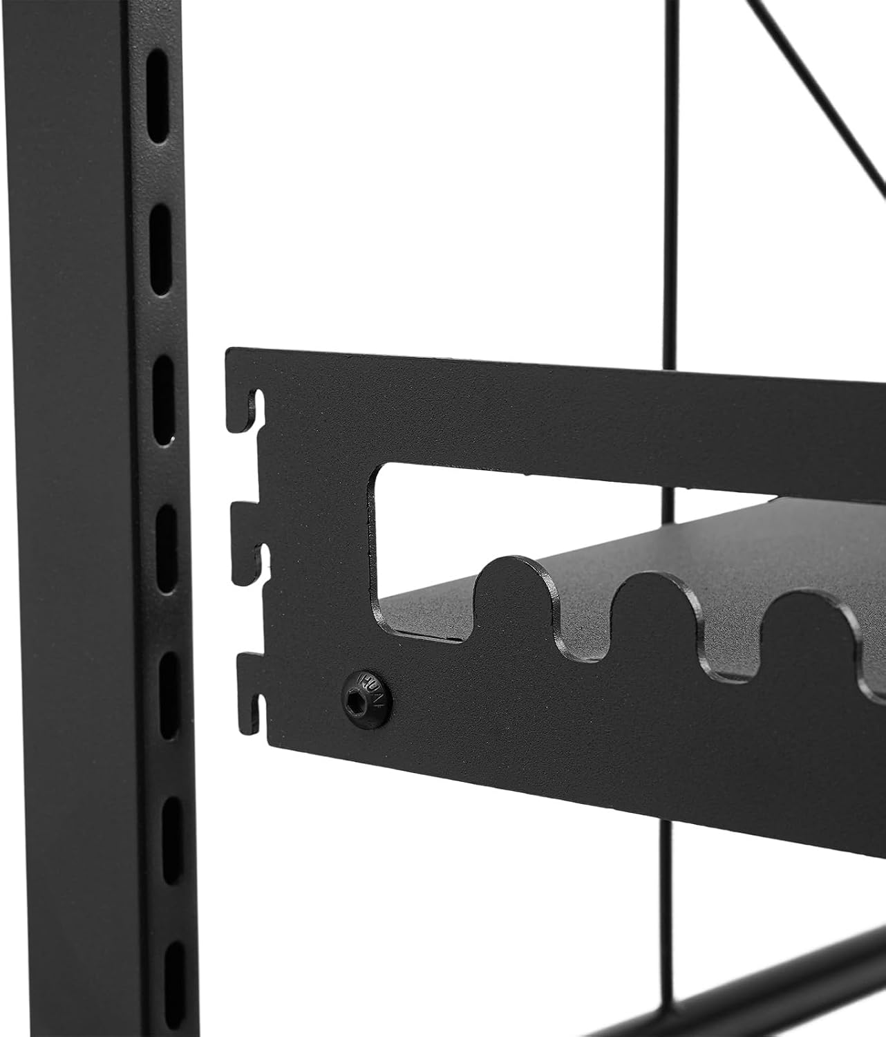 Adjustable Height Laundry Room Shelves for Laundry Room Organization 3 Tiers Laundry Room Organization Shelves Over The Washer and Dryer Storage Shelf (Black, 26.8×18.3×64in)