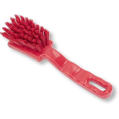 SPARTA 41395EC09 Plastic Scrub Brush, Detail Brush, Kitchen Brush With Hanging Hole For Cleaning, 7 Inches, Green