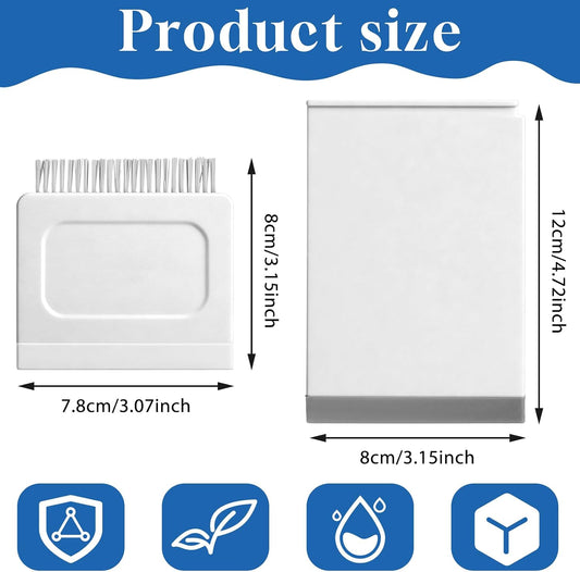 Kitchen Sink Squeegee and Countertop Brush, 3 in 1 Small Squeegee for Kitchen Sink, Countertop, Bathroom Mirror, Window Glass, Wet Dry Messes on Tiles, Stove