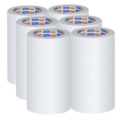 ADHES Corrosion Protection Pipe Tape, PVC Weatherproof Pipe Wrap Tape for Drain Pipe, Metal & Electrical Piping, Underground Pipe, 2 Inch X 36 Yds, White