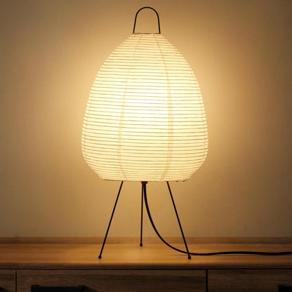 Noguchi Style Akari Floor Lamp, Rice Paper Lantern for Establishing A Warm and Cozy Ambiance in Any Room (Cloud), Japanses Floor Lamp