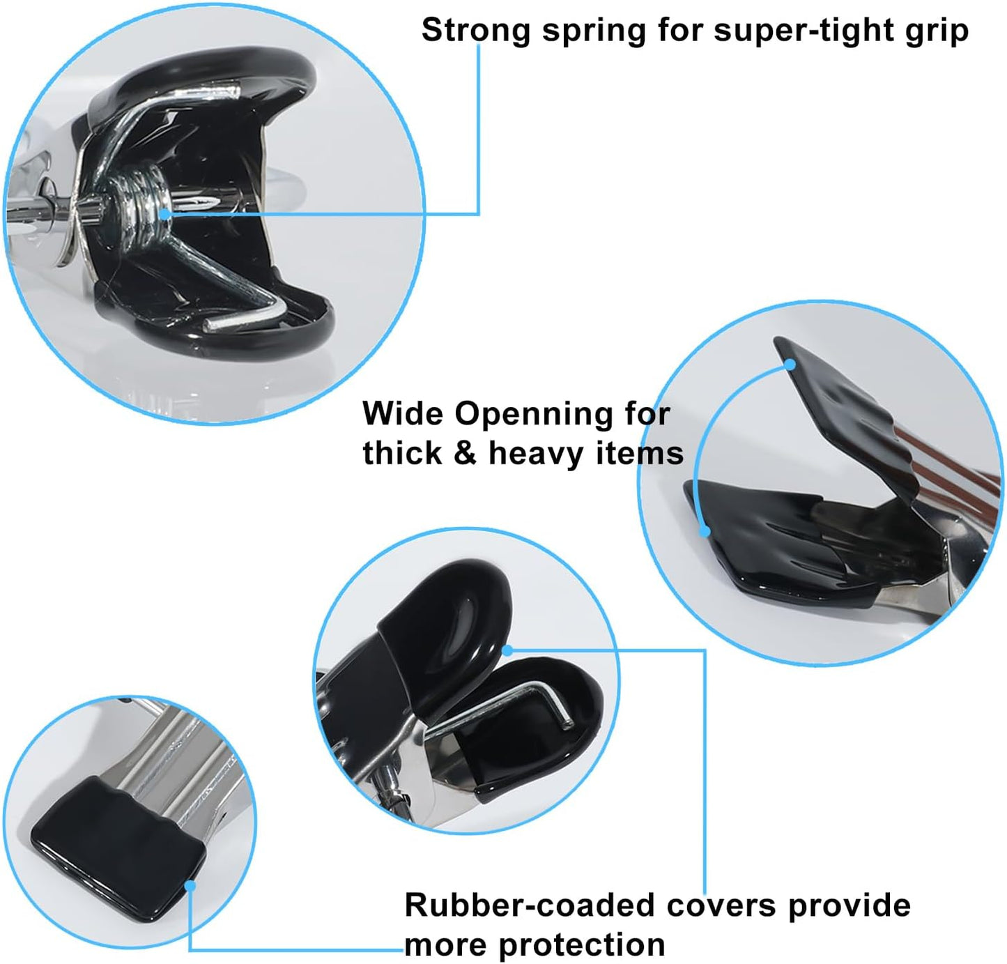 15/30Pcs Upgrade Double Head Clamp Dipped Clothespin for Laundry Hooks with Clips, Boot Holder, Hanging Clips, Portable Multifunctional Hangers Single Clip Space Saving for Jeans, Hats (15, White)