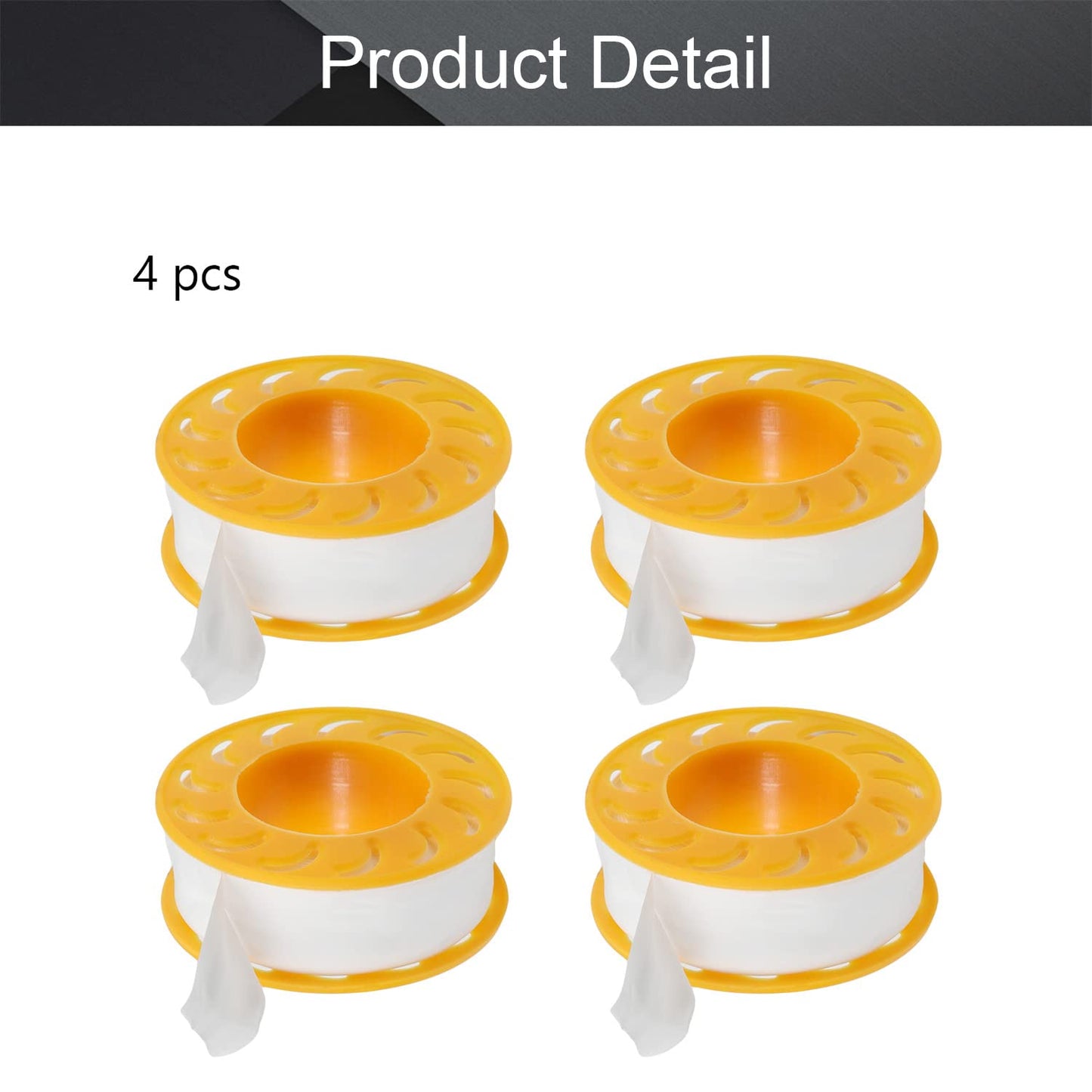 Othmro 2Pcs PTFE Industrial Sealant Tape 0.78inch Width, 7.87mil Thick, 787inch Length Plumbing Tape Pipe Tape PTFE Pipe Sealant Tape Industrial Thread Sealants Teflon Tape for Plumbers