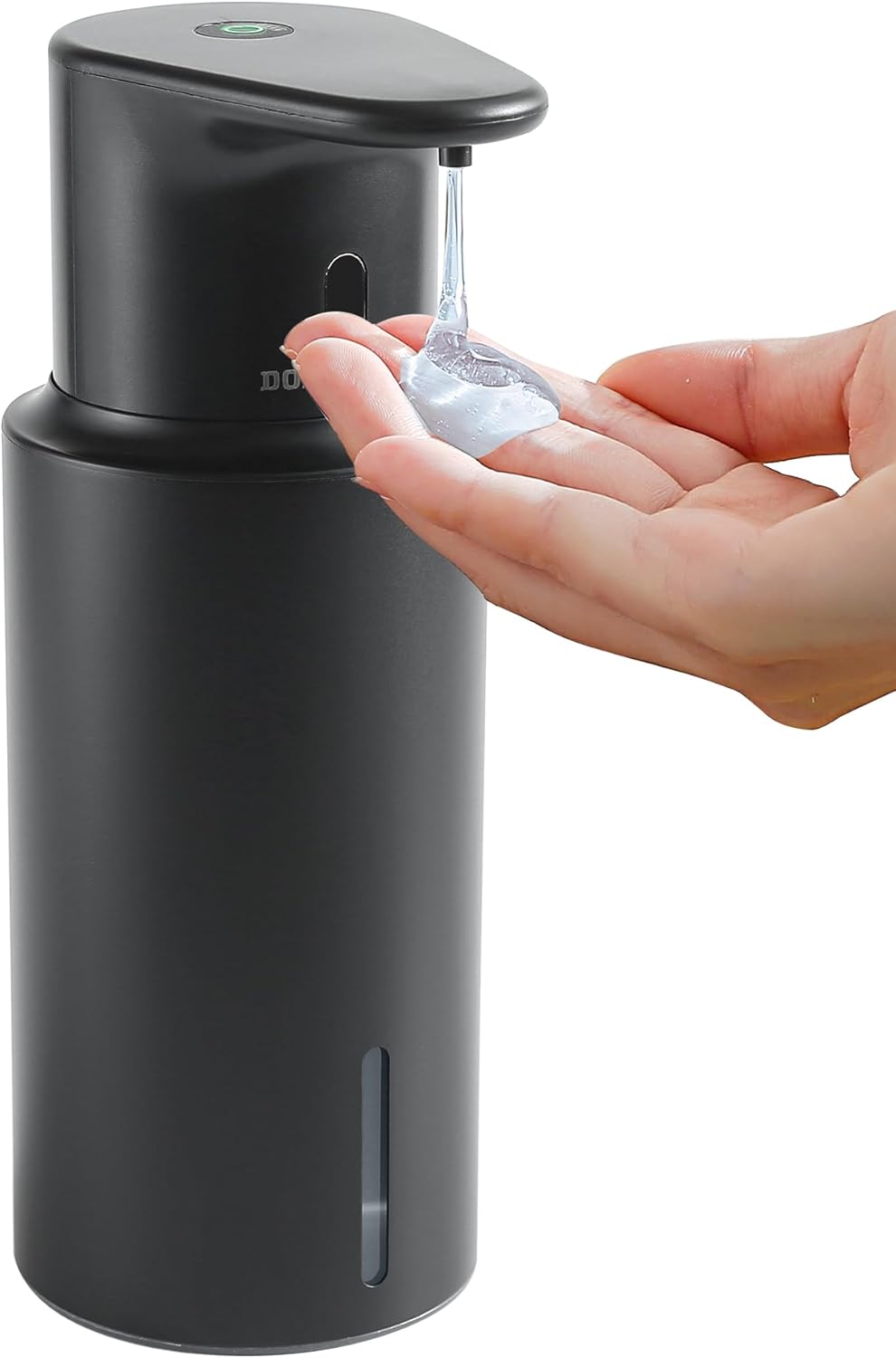 Automatic Liquid Soap Dispenser Touchless, 304 Stainless Steel Bottle Body &16.2oz/480ml Rechargeable, 3 Adjustable Liquid Levels, IPX7 Waterproof, for Kitchen Bathroom, Stainless Steel