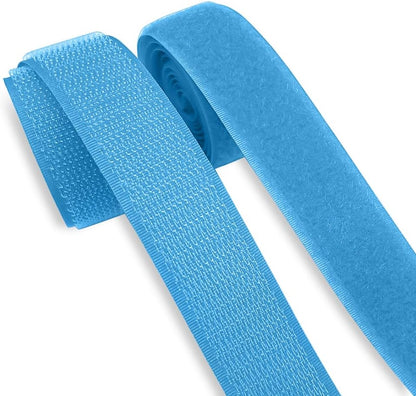1 inch Black Hook and Loop Tape 1 Yd Self Adhesive Tape Sticky Back Heavy Duty Fastener Ideal for Window Fixing Net Carpets DIY Project Handmade Craft Home Office