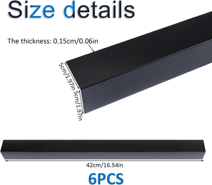 INCREWAY 1Pack Wall Corner Protector, Self-Adhesive Corner Guard Edge Protection Strip, 6.56ft PVC Protector for Wall Furniture Door Frame Table Countertop Cabinet (Clear)