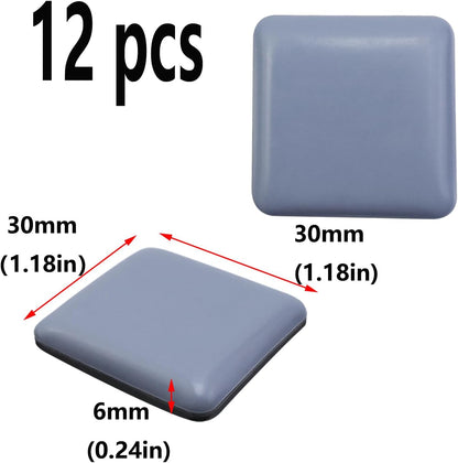 Antrader 1.5 Inch Self-Stick Furniture Round Felt Pads Wood Floor Protectors – Protect Your Hard Floors from Furniture Scratches, Pack of 48, Black
