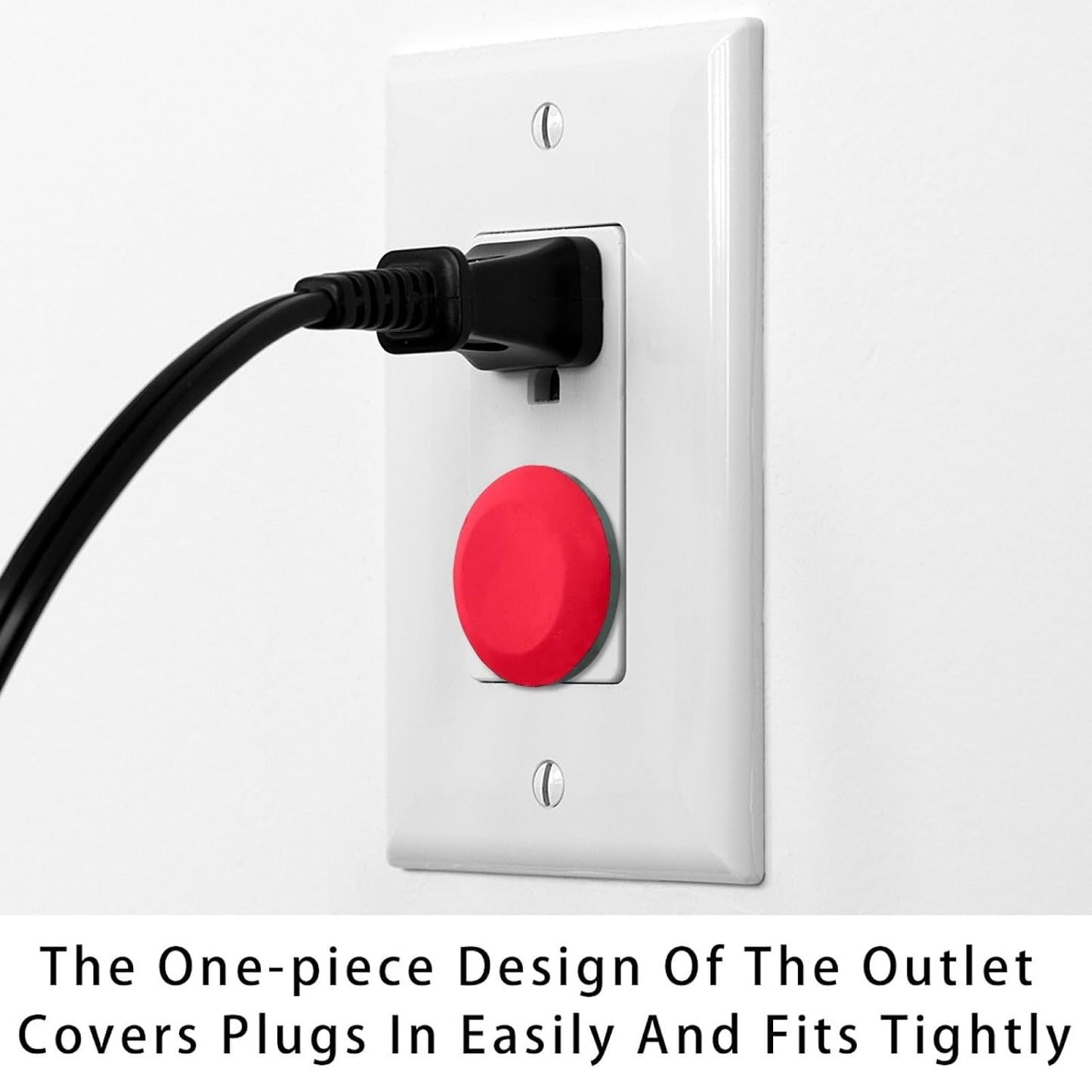 Pure Blue Color Outlet Covers Baby Proofing - Plug Covers for Electrical Outlets, Child Proof Socket Covers, Baby Safety Products for Home, Office