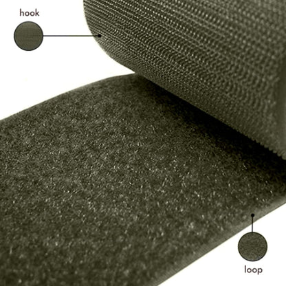 1 inch Black Hook and Loop Tape 1 Yd Self Adhesive Tape Sticky Back Heavy Duty Fastener Ideal for Window Fixing Net Carpets DIY Project Handmade Craft Home Office