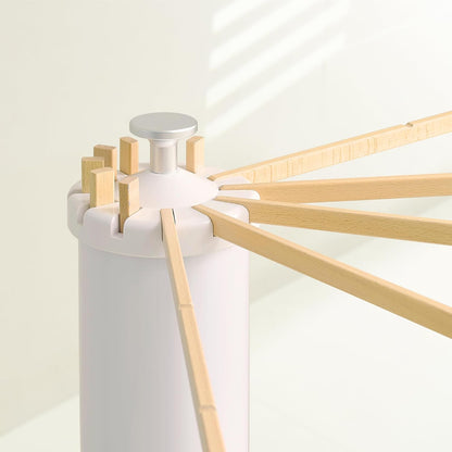 JOOM Tripod Clothes Drying Rack, Garment Rack Portable and Foldable Space Saving Laundry Drying Rack - Drying Rack Clothing Floor Folding Balcony Bedroom Household Wooden