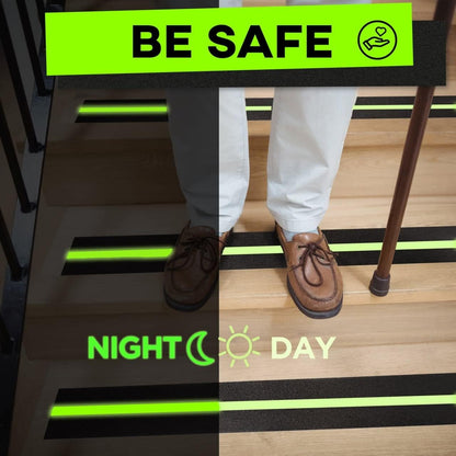 Grip Tape - Heavy Duty Anti Slip Tape for Stairs Outdoor/Indoor Waterproof 4Inch x 35Ft Safety Non Skid Roll for Stair Steps Ramp Traction Tread Staircases Grips Adhesive Non Slip Strips Walk Black