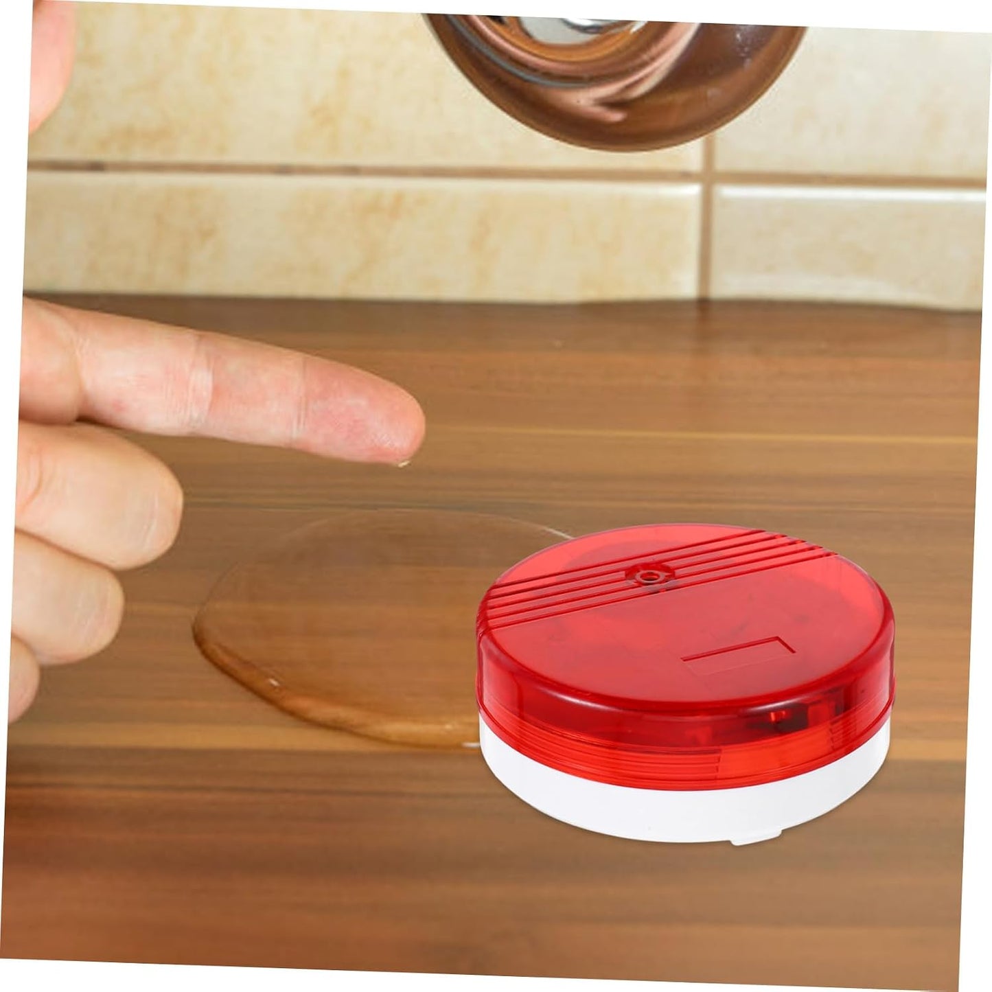 OSALADI Water Leak Detector Alarm System Smart Flood Detection Device for Home Use Reliable Leak Prevention for Basements Bathrooms and Under Sinks