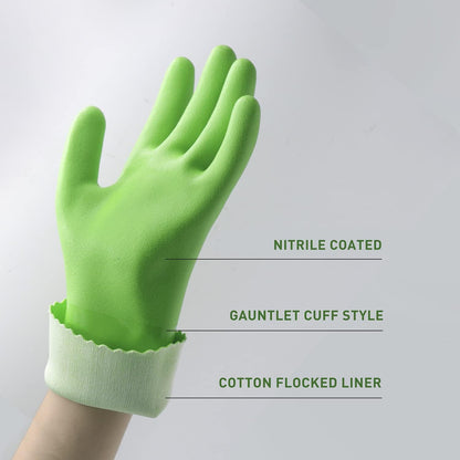 HANDLANDY Chemical Gloves, Heavy Duty Cleaning Gloves