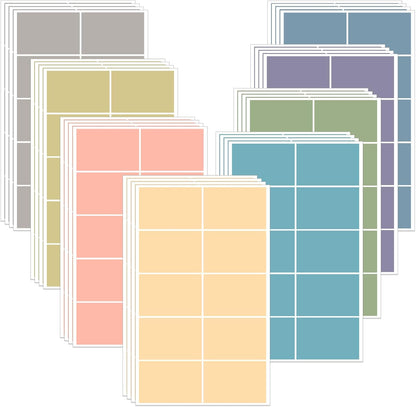 Feifeiya 1000 Pcs 3" x 2" White Removable Labels for Storage Bins, Self Adhesive Rectangular Stickers, Large 2x3 Shipping & Organization Labels for Boxes, Classroom, Office