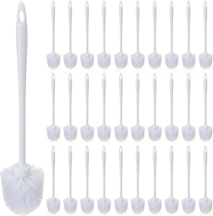 Tioncy 15 Pcs 14.2 Inch Toilet Brush Commercial Heavy Duty Toilet Bowl Cleaning Scrub Long Scrubber for Bathroom Cleaning Supplies