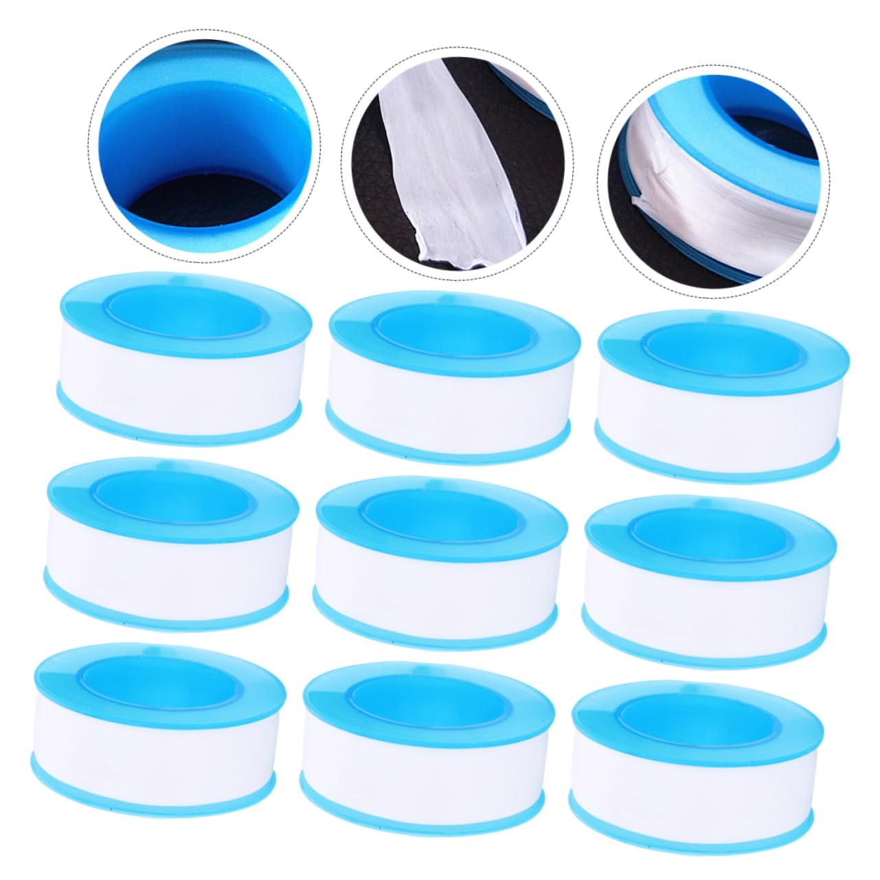 10rolls Professional Plumbing Tape PTFE Sealing Tapes for Gas Tube Water Lines