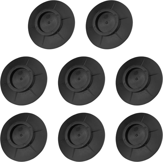 LELE LIFE 8Pcs Suction Cup Anti Vibration Pads for Washing Machine, Rubber Washer Dryer Anti Vibration Mat, Washing Machine Support Foot Pedestal, Stop Vibrating & Noise