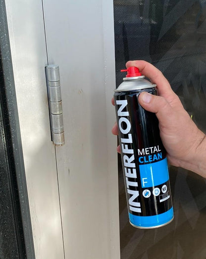 Interflon Metal Clean F - Industrial Metal Cleaner and Degreaser – NSF H1 Food Safe Cleaner – 500ml Aerosol Heavy Duty Degreaser Spray - Removes Oil and Grease From Surfaces- Use In Food Processing