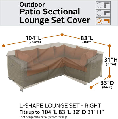 Patio Deck Box Cover, 63x30 Inch Fire Pit Covers with Straps and Handles, Waterproof Heavy Duty Outdoor Furniture Winter Cover for Keter, Suncast, Lifetime Container